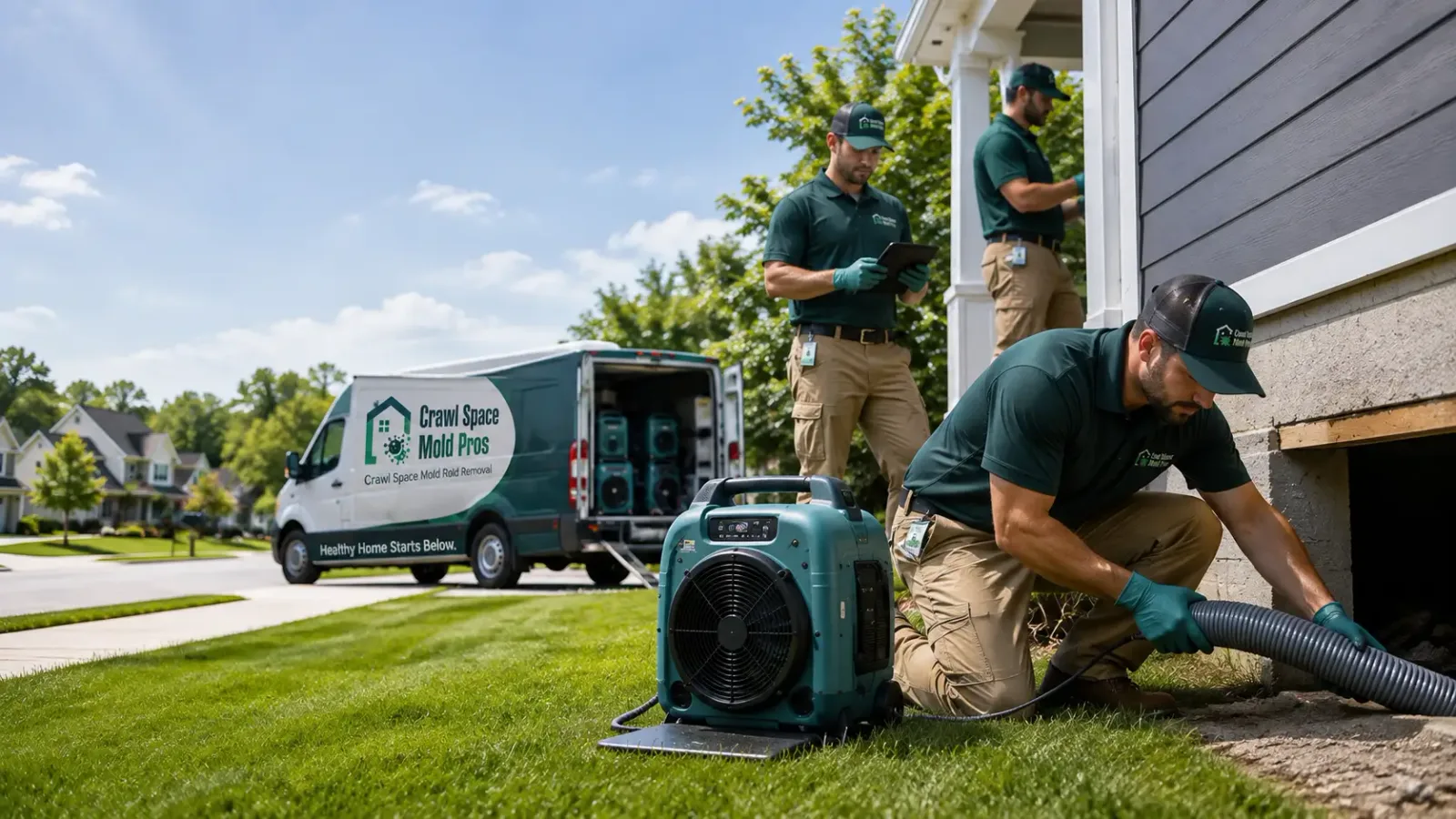Crawl Space Mold Removal in Elmer, NJ